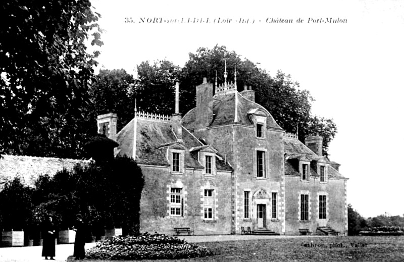 Château de Port-Mulon à Nort-sur-Erdre (anciennement en Bretagne).