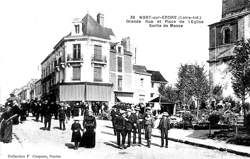 Ville de Nort-sur-Erdre (anciennement en Bretagne).