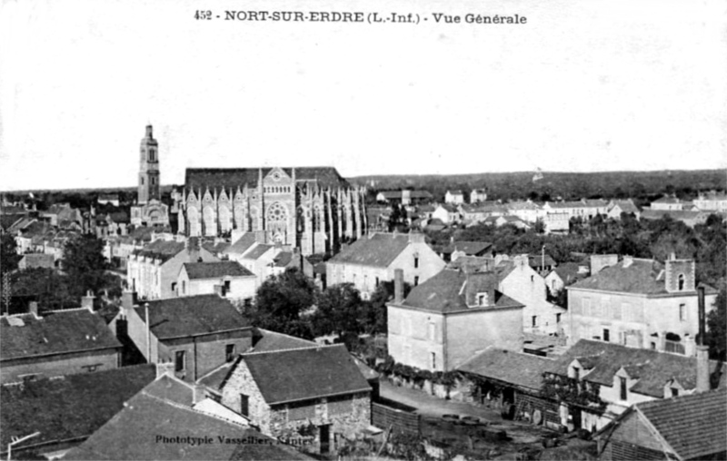 Ville de Nort-sur-Erdre (anciennement en Bretagne).