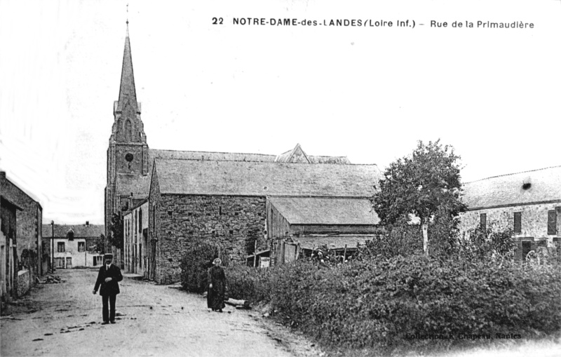 Ville de Notre-Dame-des-Landes (anciennement en Bretagne).