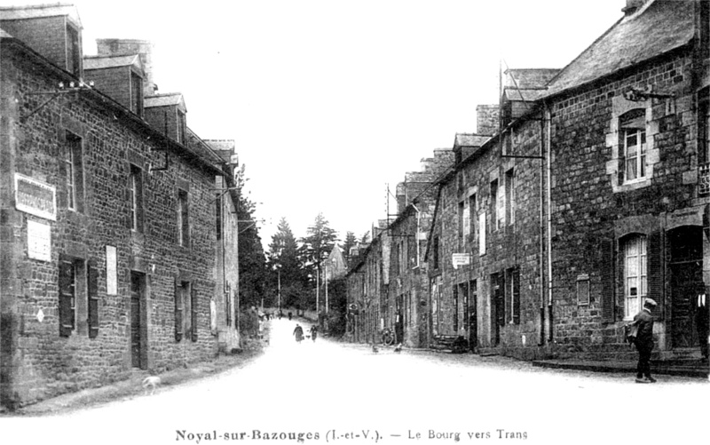 Ville de Noyal-sous-Bazouges (Bretagne).