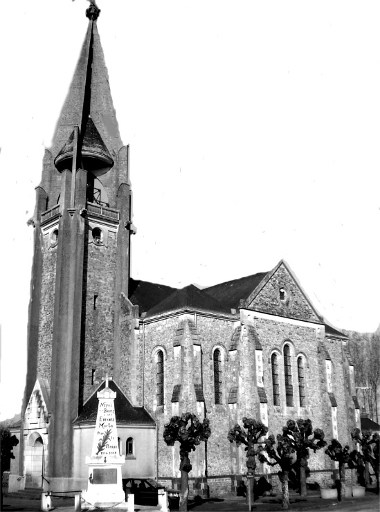 Eglise de Noyal-sur-Brutz (Bretagne).