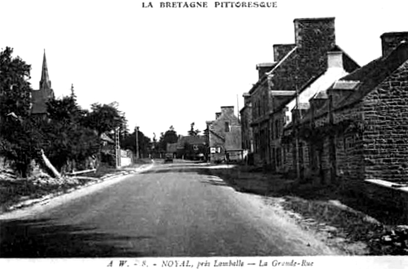 Ville de Noyal, prs de Lamballe (Bretagne). 