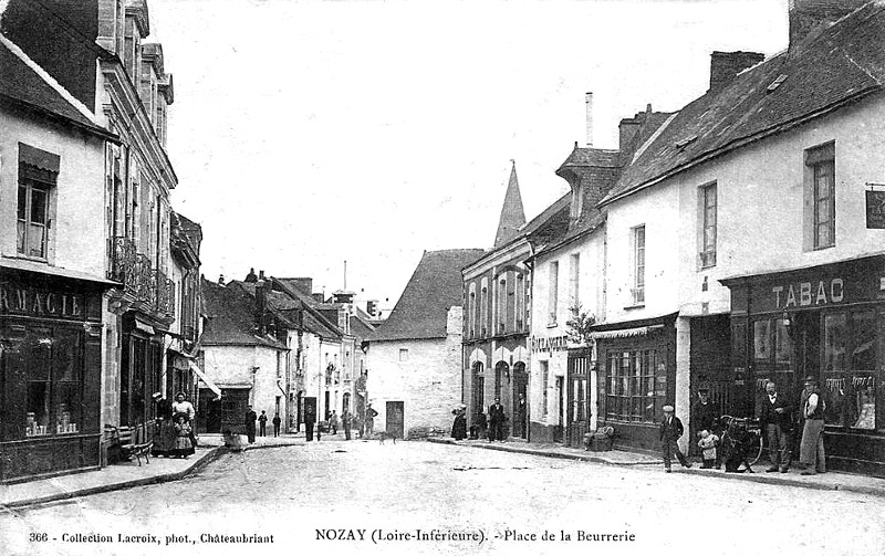 Ville de Nozay (anciennement en Bretagne).
