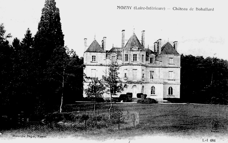Château de Bohallard à Nozay (anciennement en Bretagne).
