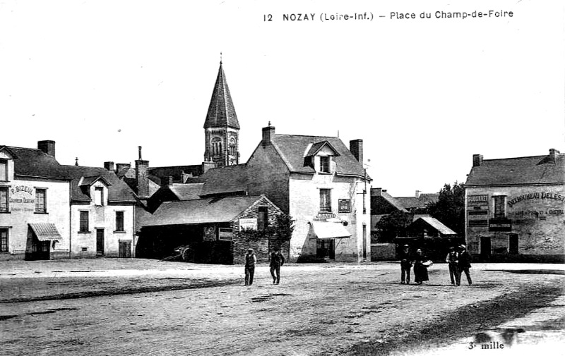 Ville de Nozay (anciennement en Bretagne).