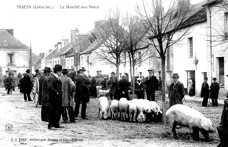 Ville de Nozay (anciennement en Bretagne).