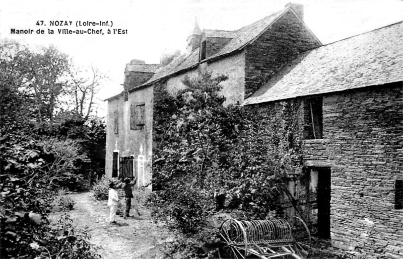 Chteau de la Ville-au-Chef  Nozay (anciennement en Bretagne).