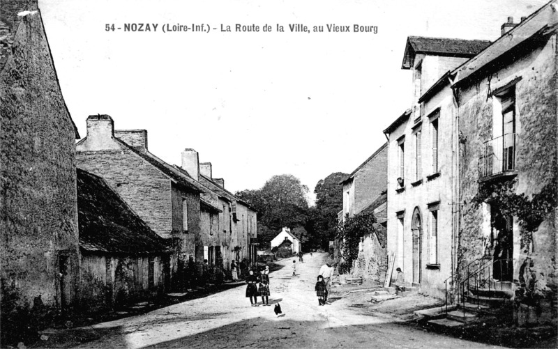 Ville de Nozay (anciennement en Bretagne).