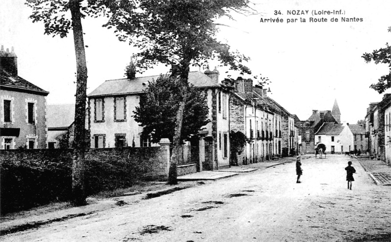 Ville de Nozay (anciennement en Bretagne).