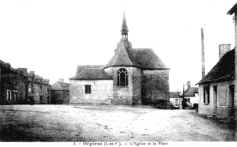 Eglise d'Orgres (Bretagne).