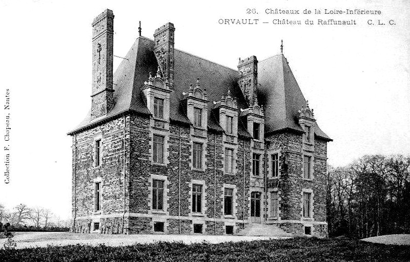 Chteau du Raffunault  Orvault (Bretagne).