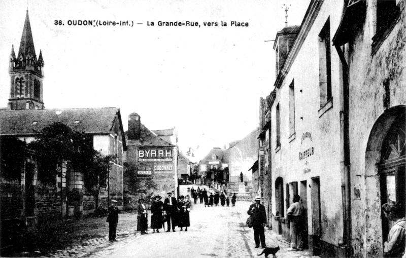 Ville d'Oudon (anciennement en Bretagne).