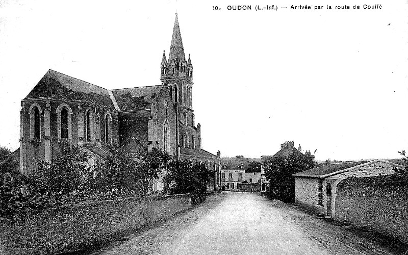 Ville d'Oudon (anciennement en Bretagne).