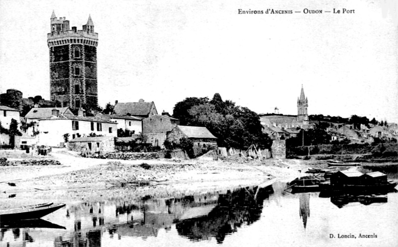 Ville d'Oudon (anciennement en Bretagne).