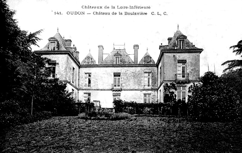 Chteau de la Bouvalire  Oudon (anciennement en Bretagne).