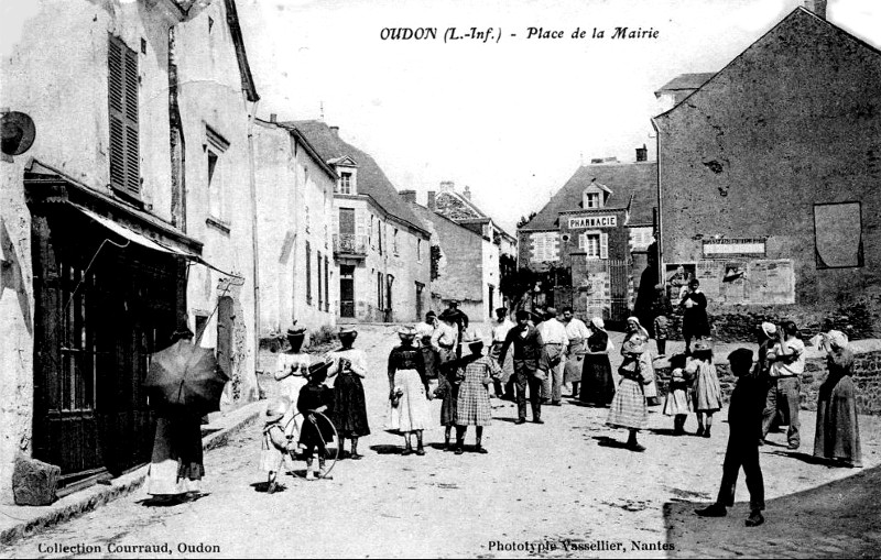 Ville d'Oudon (anciennement en Bretagne).