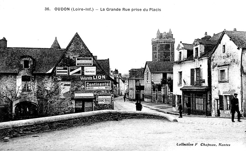 Ville d'Oudon (anciennement en Bretagne).