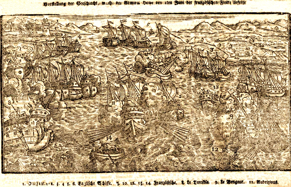 Combat naval prs de l'le d'Ouessant (27 juillet 1778)