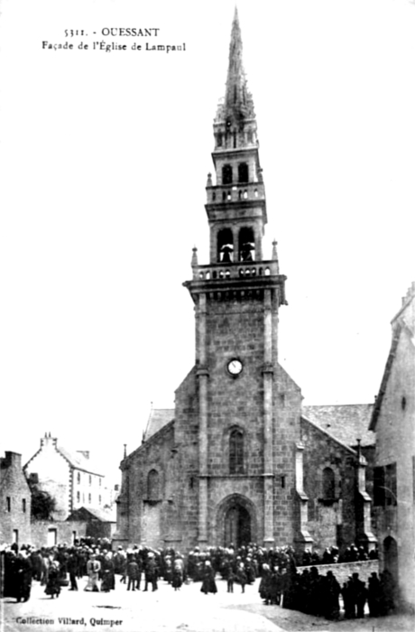 Eglise d'Ouessant (Bretagne).