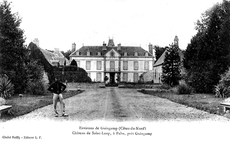 Ville de Pabu (Bretagne) : chteau de Runvarec ou Runevarec.