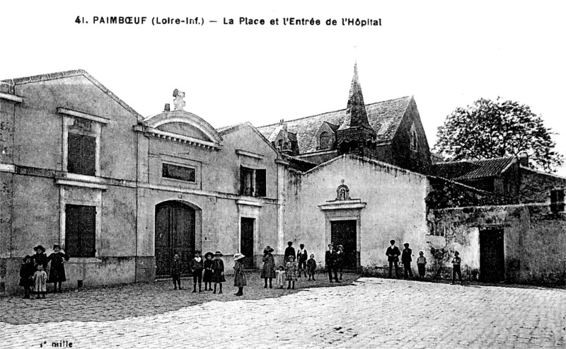 L'hpital de Paimboeuf ou Paimbuf (anciennement en Bretagne).