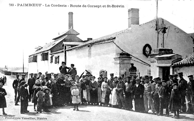 La Corderie de Paimboeuf ou Paimbuf (anciennement en Bretagne).