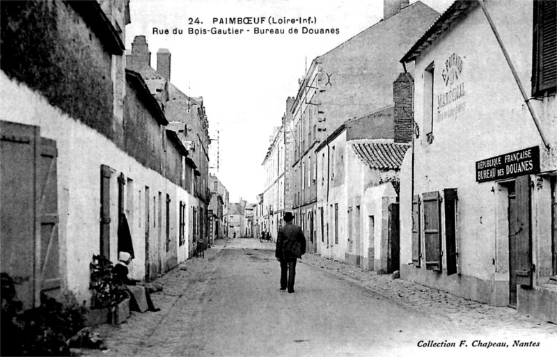 Ville de Paimboeuf ou Paimbuf (anciennement en Bretagne).