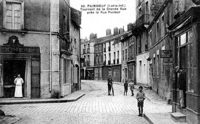 Ville de Paimboeuf ou Paimbuf (anciennement en Bretagne).