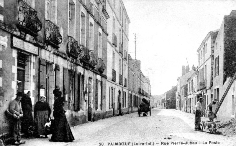 Ville de Paimboeuf ou Paimbuf (anciennement en Bretagne).