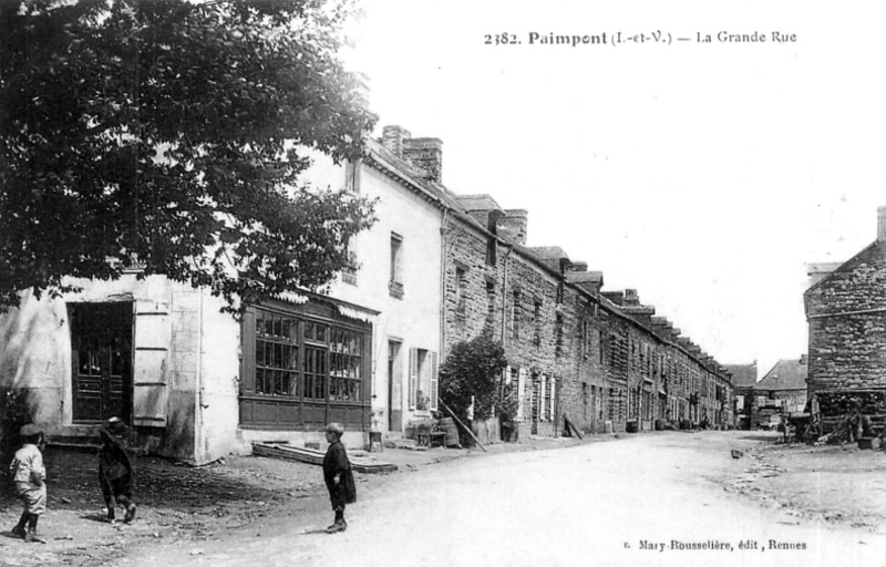 Ville de Paimpont (Bretagne).