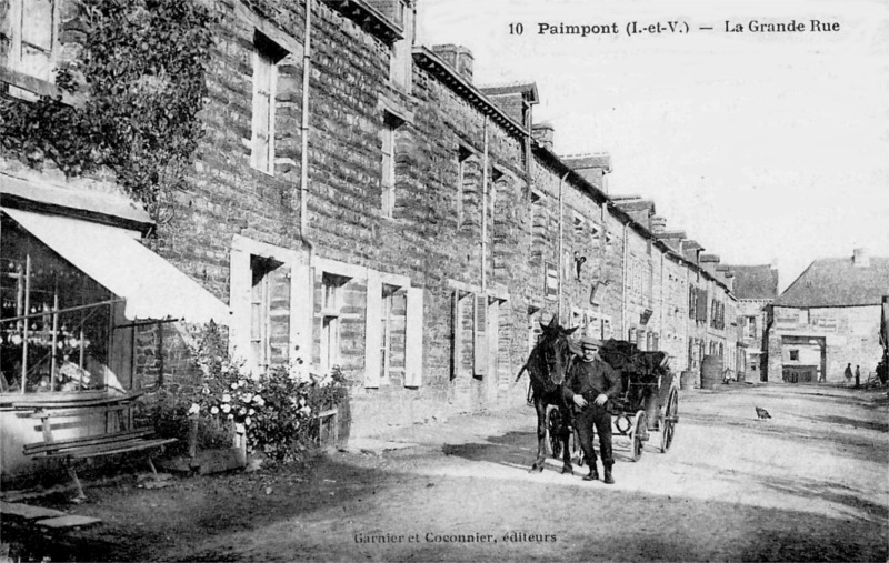 Ville de Paimpont (Bretagne).