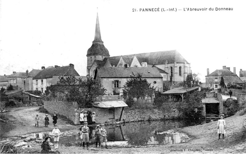 Ville de Pannec (anciennement en Bretagne).