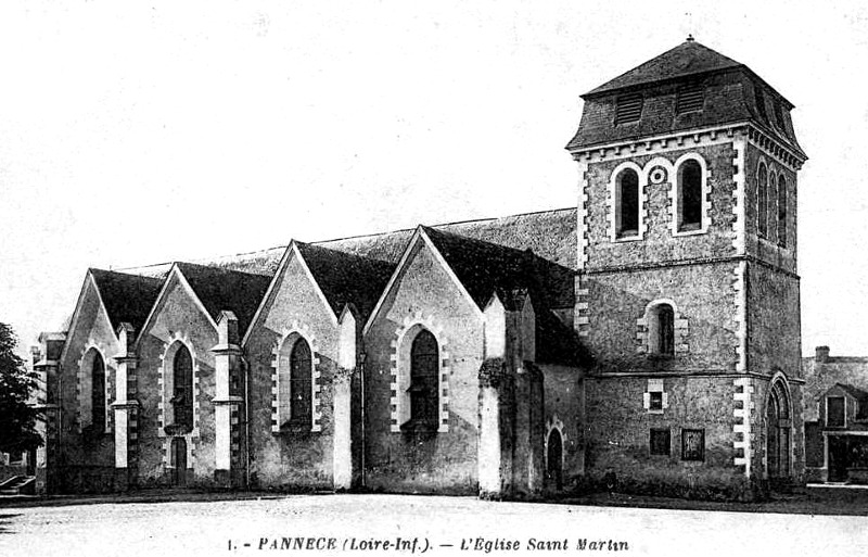 Eglise de Pannec (anciennement en Bretagne).