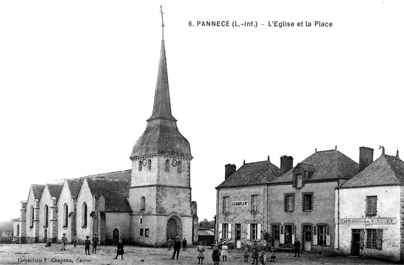 Eglise de Pannec (anciennement en Bretagne).