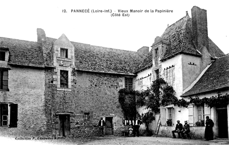 Manoir de la Papinire  Pannec (anciennement en Bretagne).