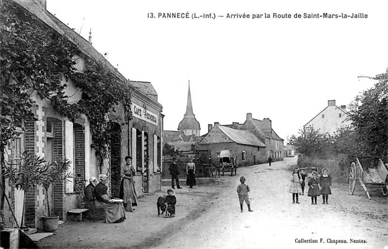 Ville de Pannec (anciennement en Bretagne).