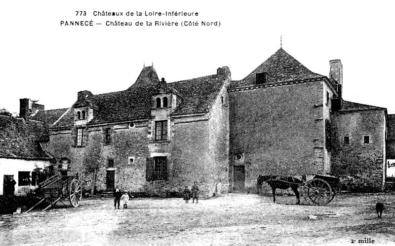 Chteau de la Rivire  Pannec (anciennement en Bretagne).