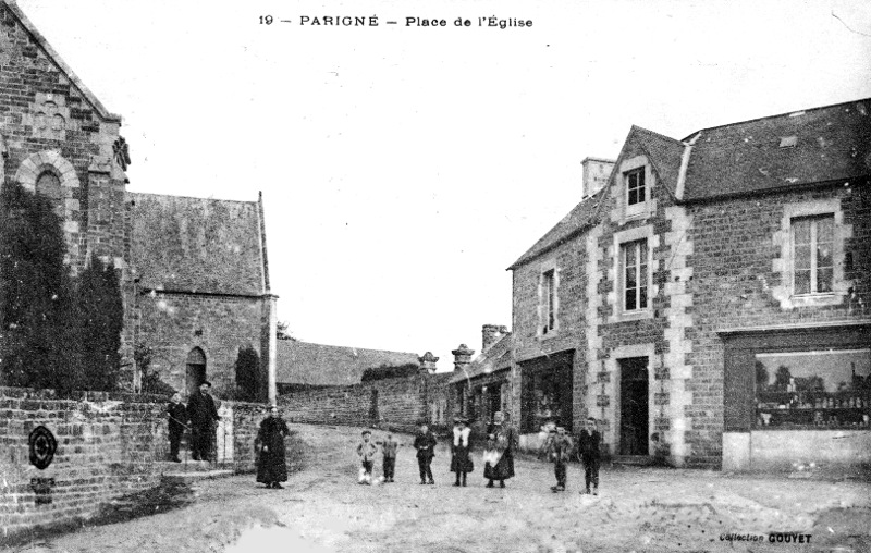 Ville de Parign (Bretagne).