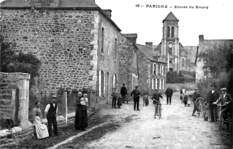 Ville de Parign (Bretagne).