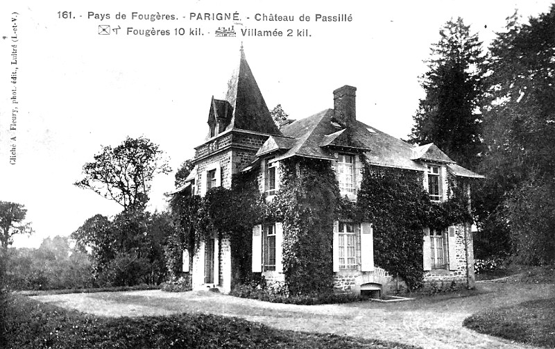 Chteau de Pasill  Parign (Bretagne).