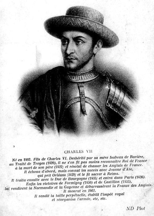 Charles VII, roi de France.