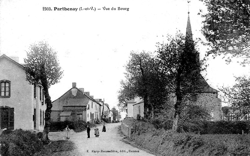 Ville de Parthenay-de-Bretagne (Bretagne).