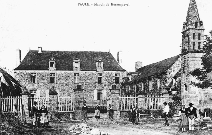 Le manoir de Keranquevel en Paule (Bretagne).