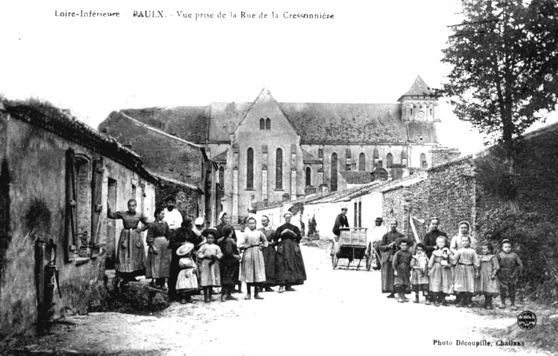 Ville de Paulx (Bretagne).