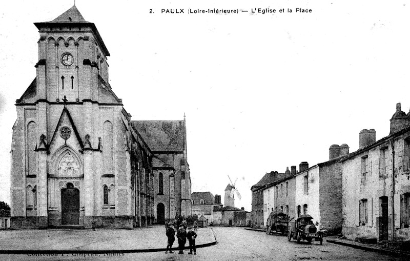 Ville de Paulx (Bretagne).