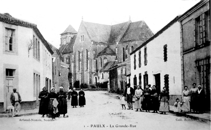 Ville de Paulx (Bretagne).