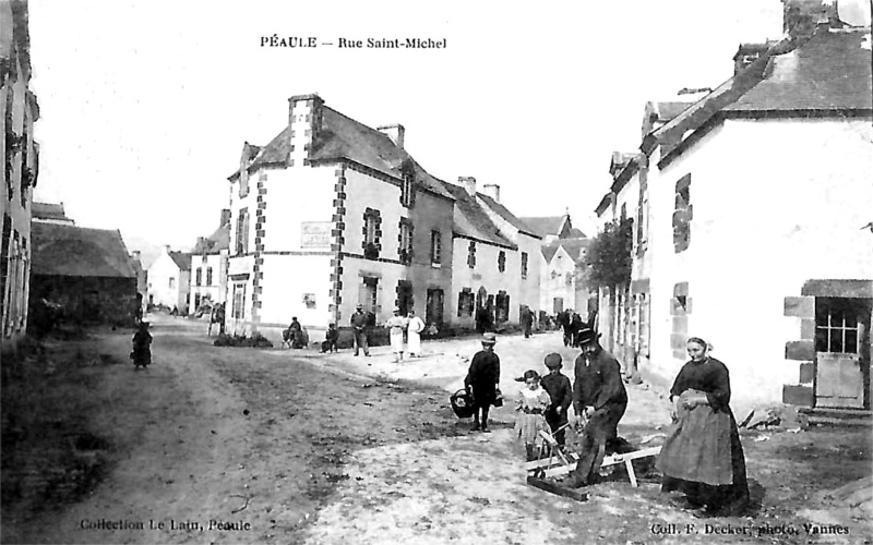 Ville de Paule (Bretagne).