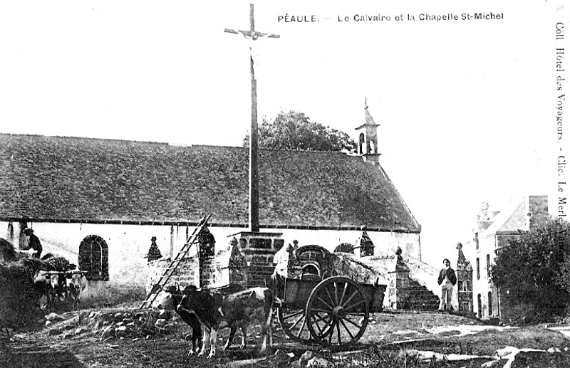 Ville de Paule (Bretagne).