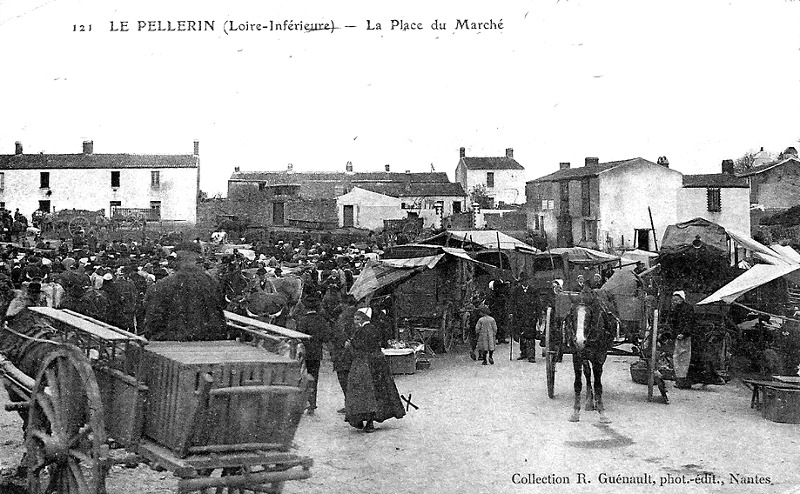 Ville du Pellerin (Bretagne).